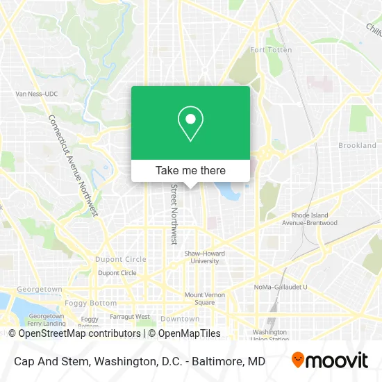Cap And Stem map