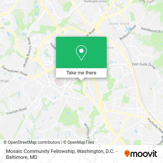 Mosaic Community Fellowship map