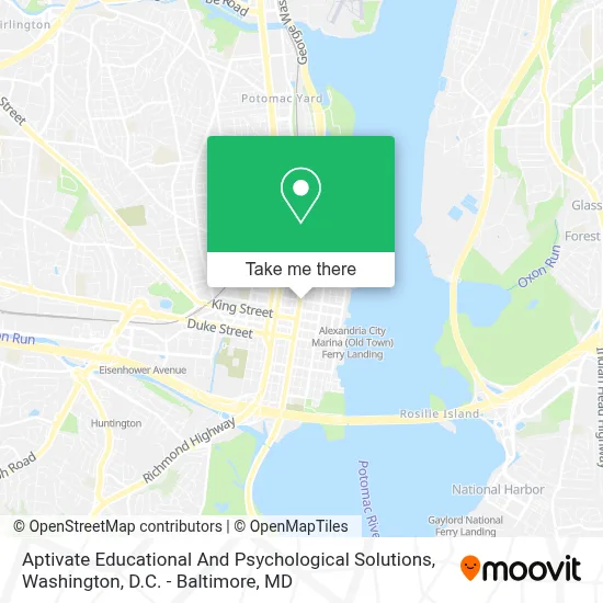 Aptivate Educational And Psychological Solutions map
