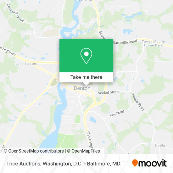 Trice Auctions map