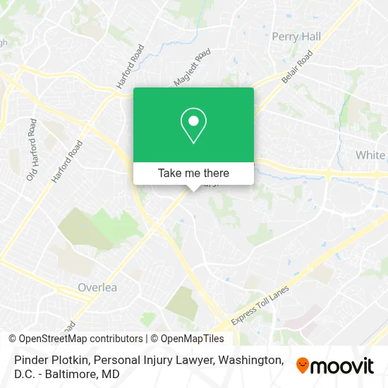 Pinder Plotkin, Personal Injury Lawyer map
