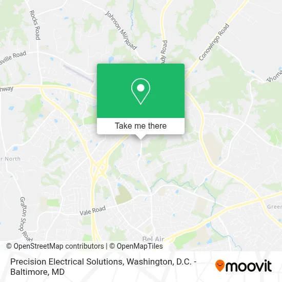 Precision Electrical Solutions map