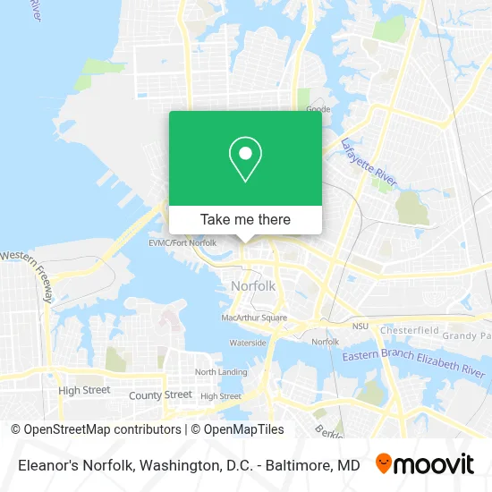 Eleanor's Norfolk map