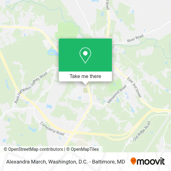 Alexandra March map