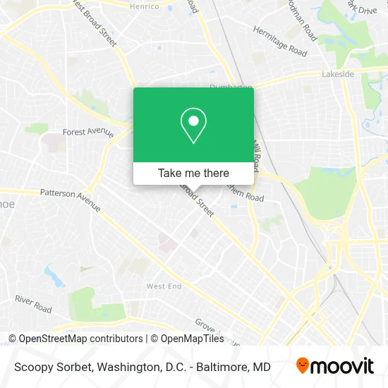 Scoopy Sorbet map