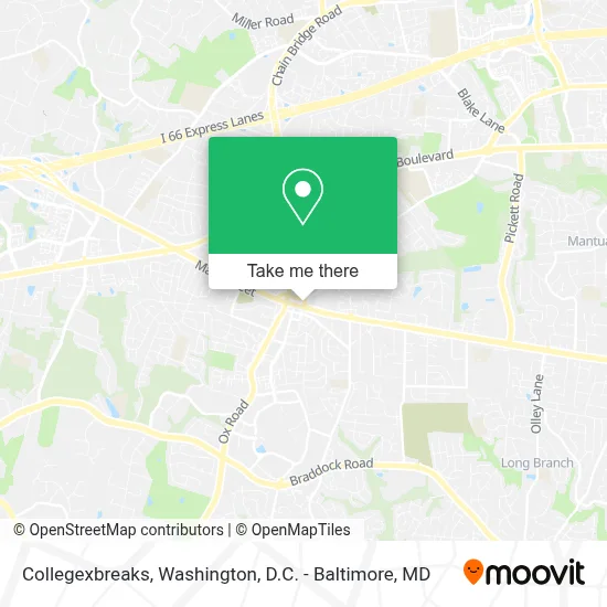 Collegexbreaks map