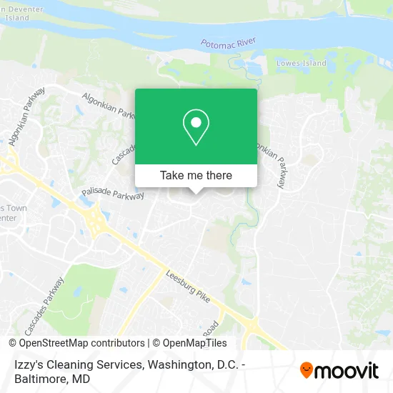 Izzy's Cleaning Services map