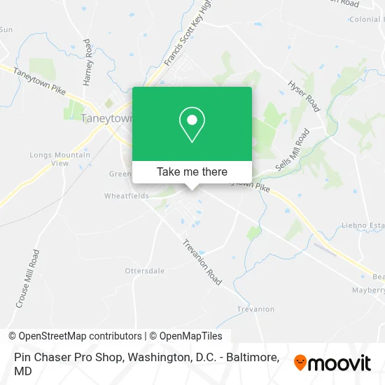 Pin Chaser Pro Shop map