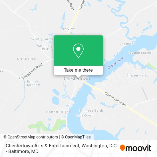 Chestertown Arts & Entertainment map