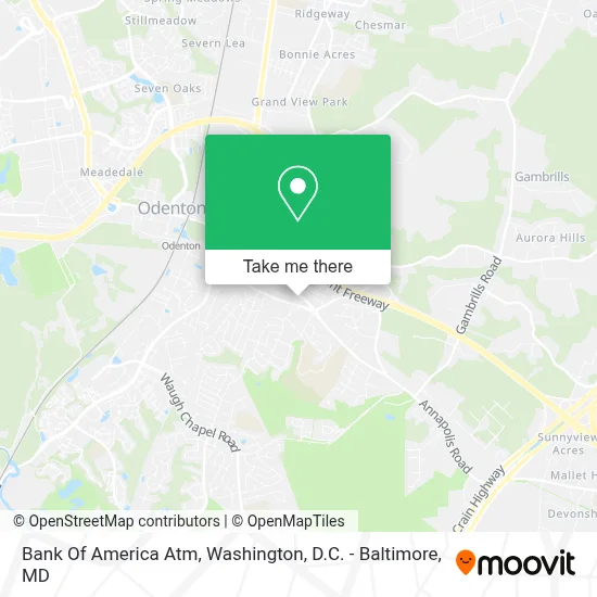 Bank Of America Atm map