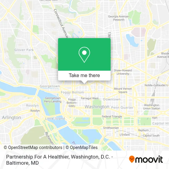 Partnership For A Healthier map