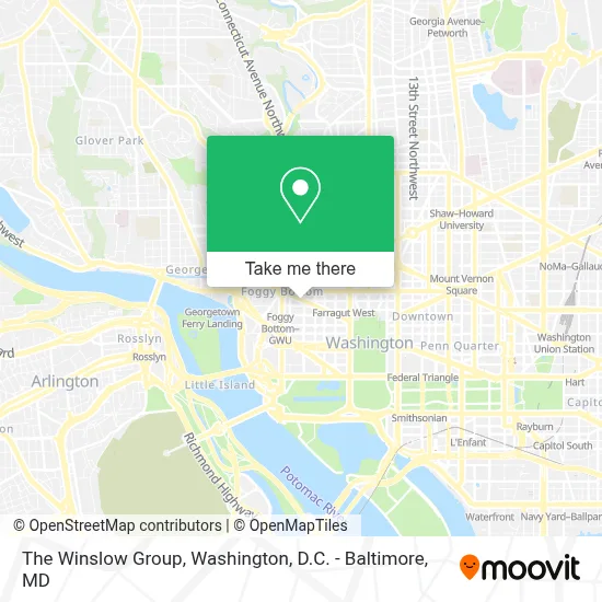 The Winslow Group map