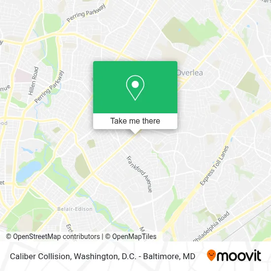 Caliber Collision map