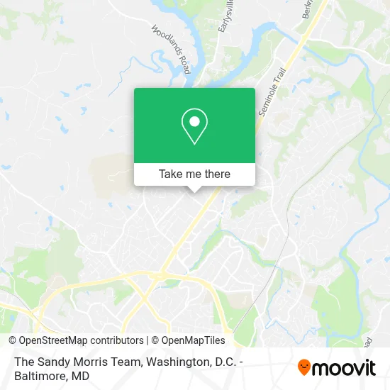 The Sandy Morris Team map