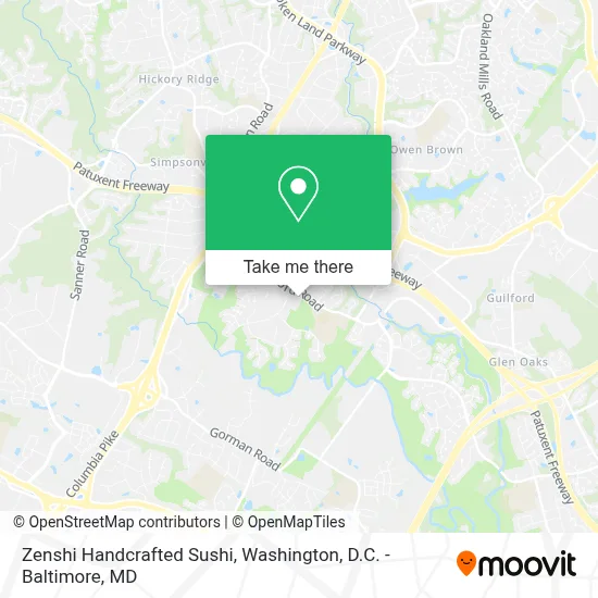 Zenshi Handcrafted Sushi map