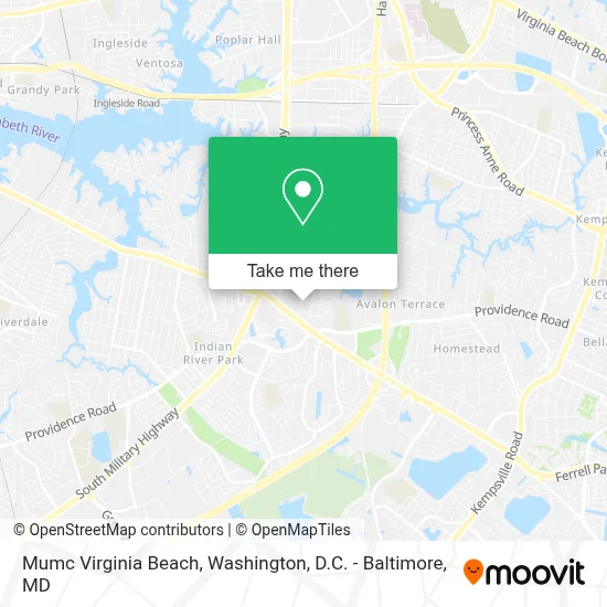 Mumc Virginia Beach map