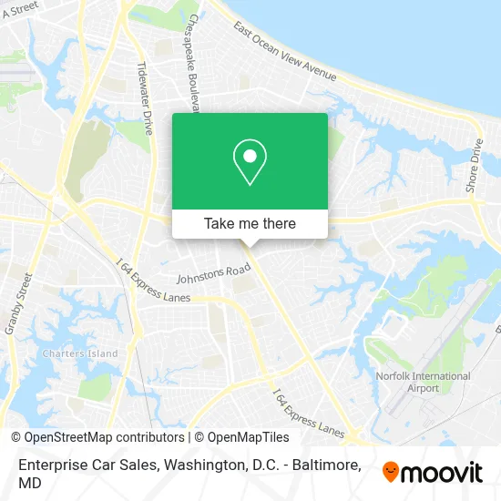 Enterprise Car Sales map