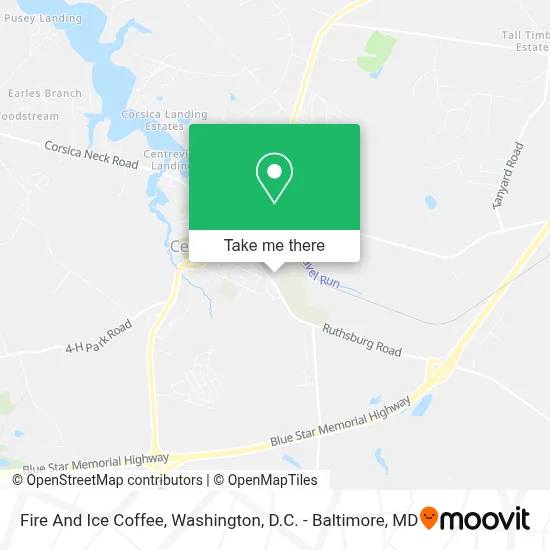 Fire And Ice Coffee map