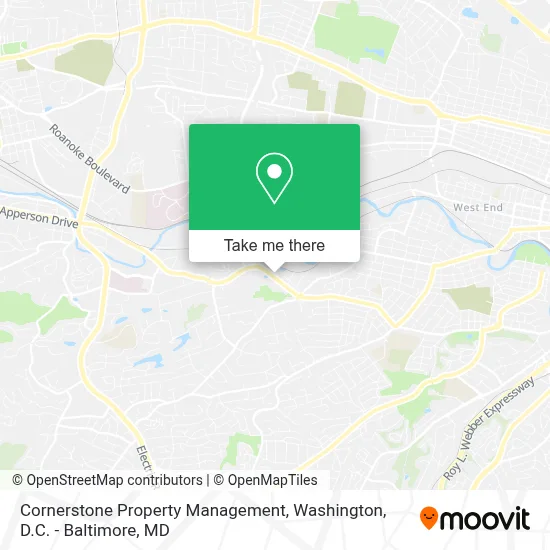 Cornerstone Property Management map