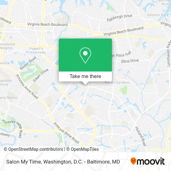 Salon My Time map