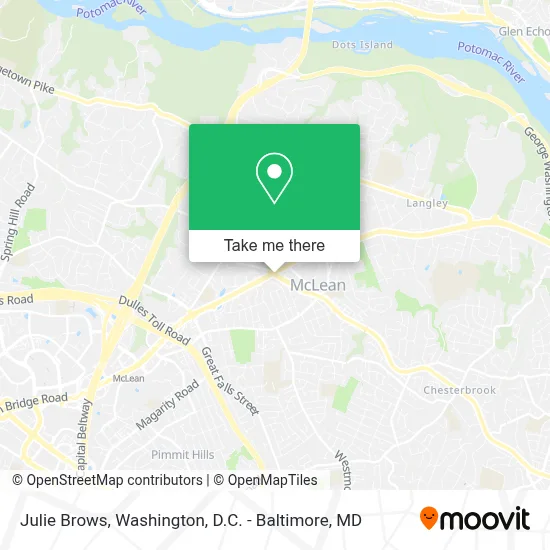 Julie Brows map