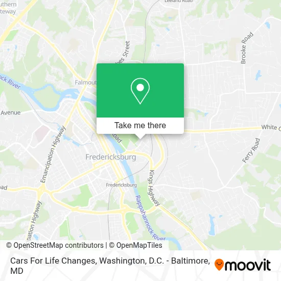 Cars For Life Changes map