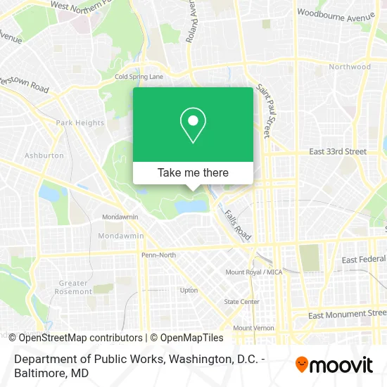 Department Of Public Works map
