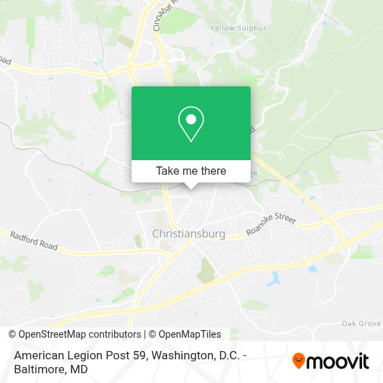 American Legion Post 59 map