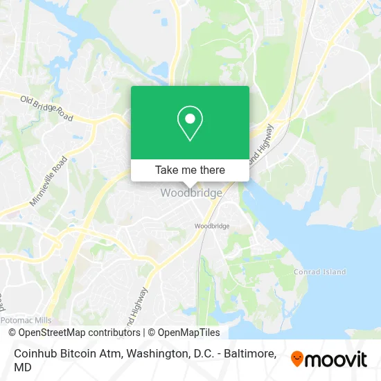 Coinhub Bitcoin Atm map