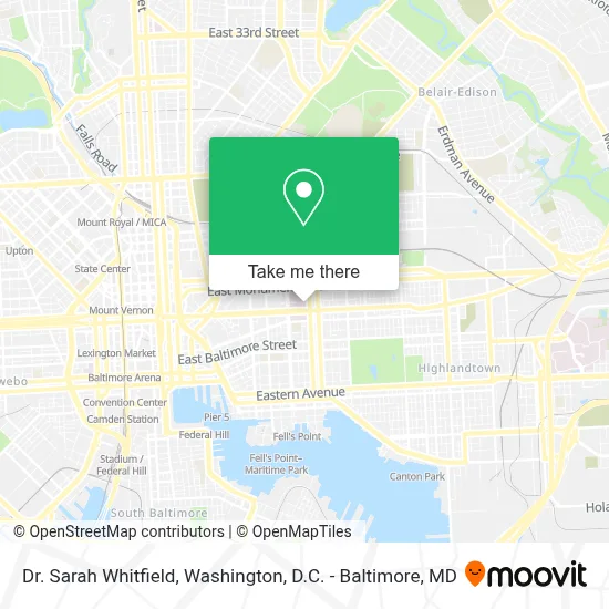 Dr. Sarah Whitfield map