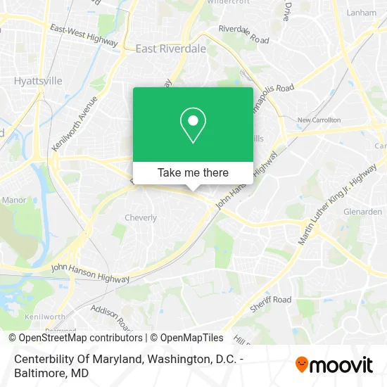 Centerbility Of Maryland map