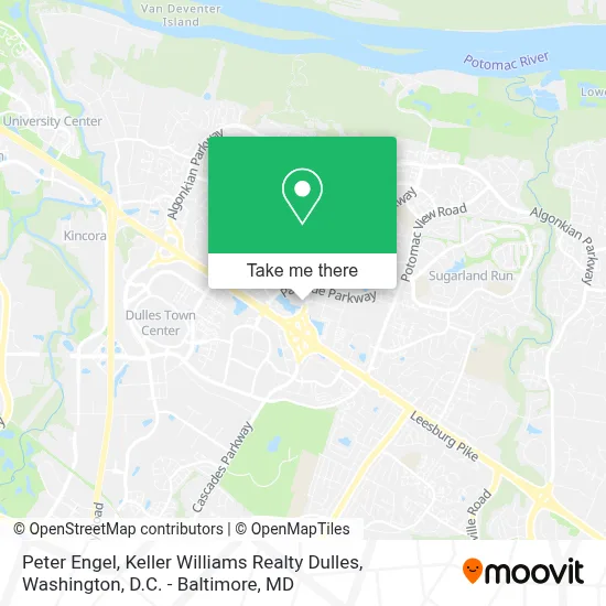 Peter Engel, Keller Williams Realty Dulles map