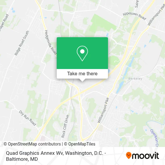 Quad Graphics Annex Wv map