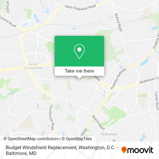 Budget Windshield Replacement map