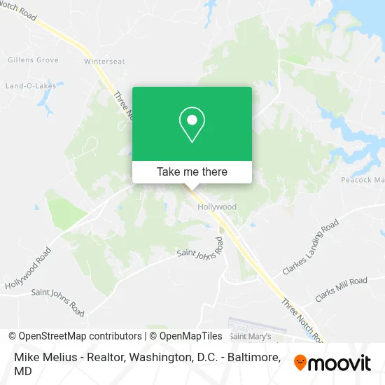 Mike Melius - Realtor map