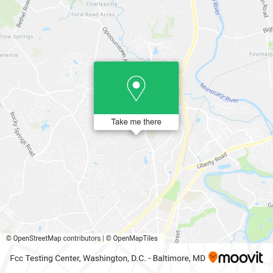 Fcc Testing Center map