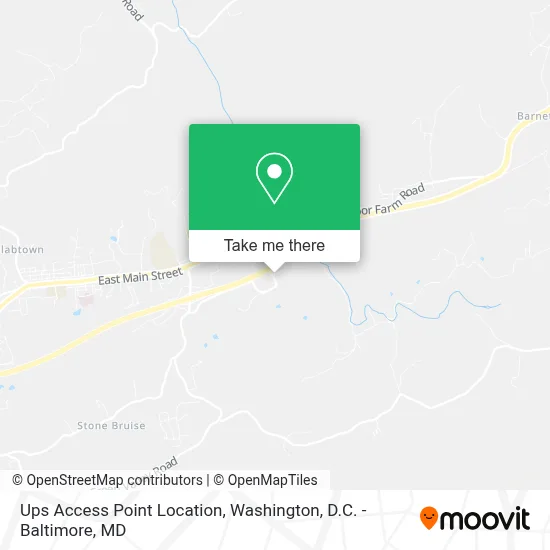 Ups Access Point Location map