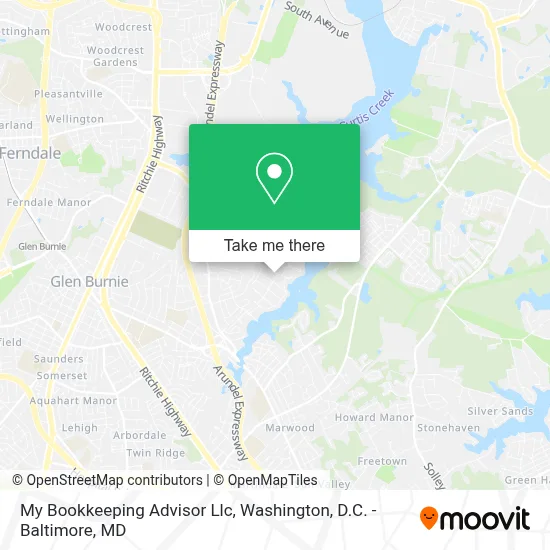 My Bookkeeping Advisor Llc map