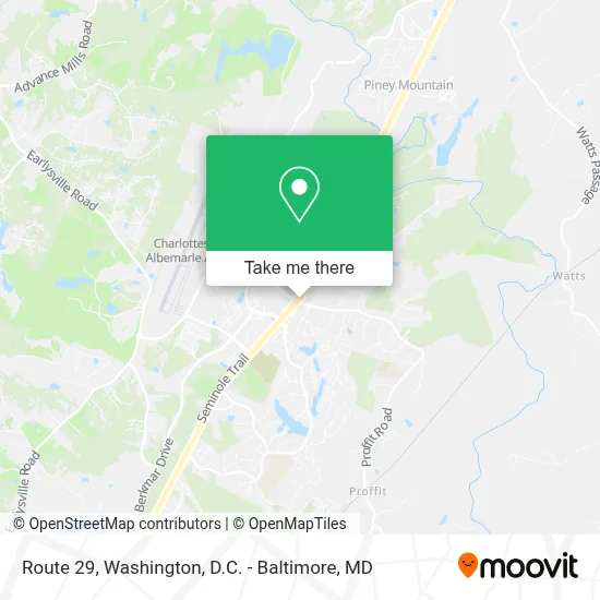 Route 29 map