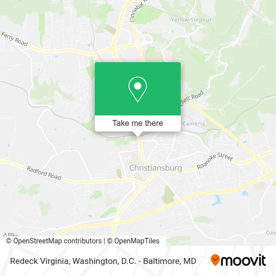 Redeck Virginia map