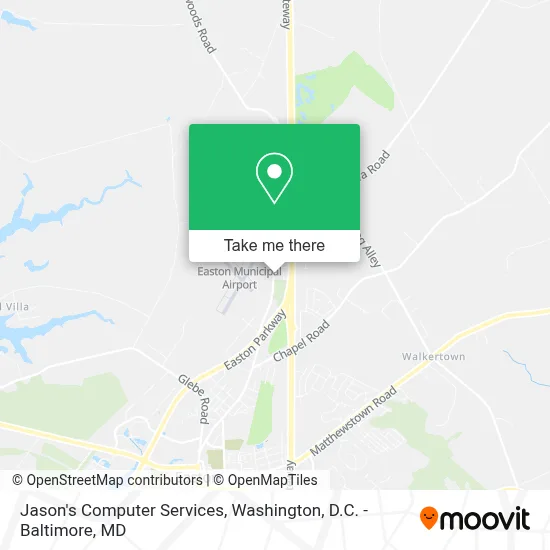 Jason's Computer Services map