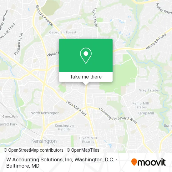 W Accounting Solutions, Inc map