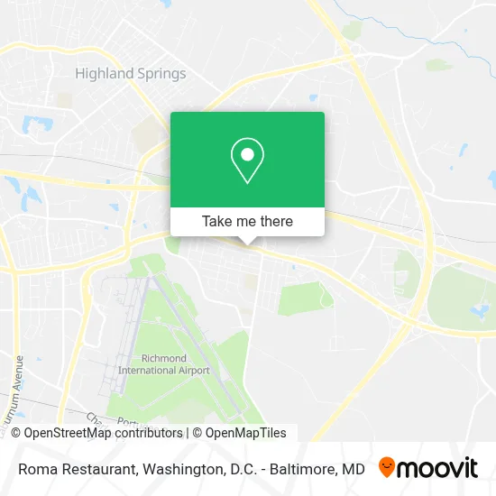 Roma Restaurant map