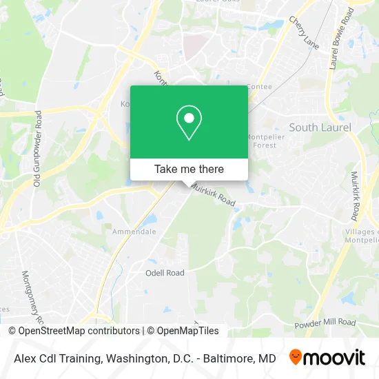 Alex Cdl Training map