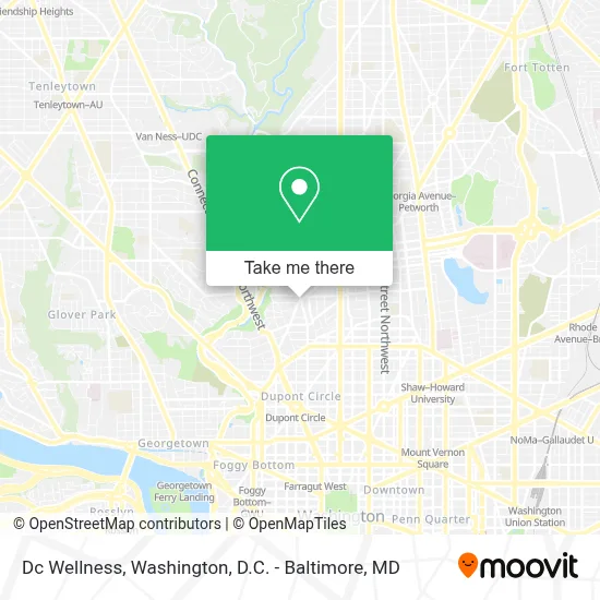Dc Wellness map