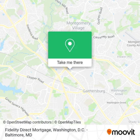 Fidelity Direct Mortgage map
