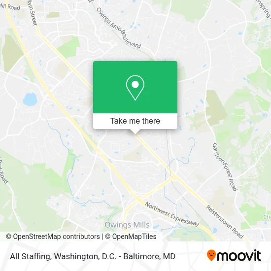 All Staffing map