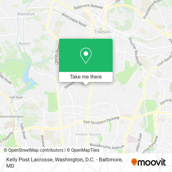 Kelly Post Lacrosse map