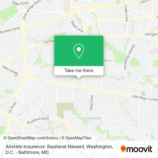 Allstate Insurance: Basharat Naveed map