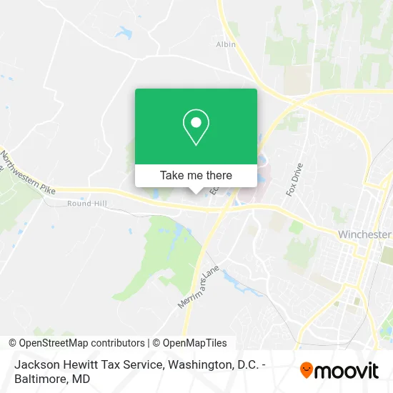 Jackson Hewitt Tax Service map